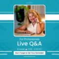 Bi-weekly Live Q&A - For Professionals