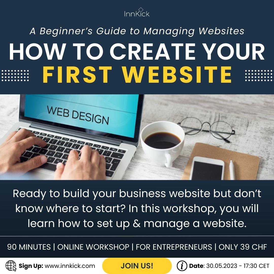 create your first website
