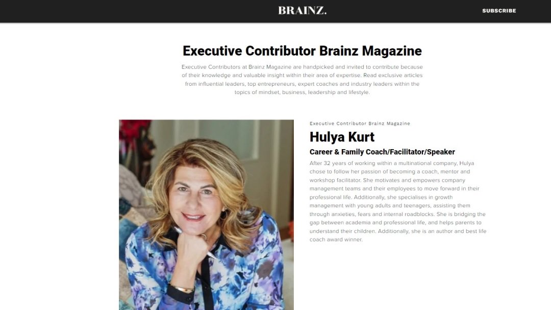 brainz author Hulya